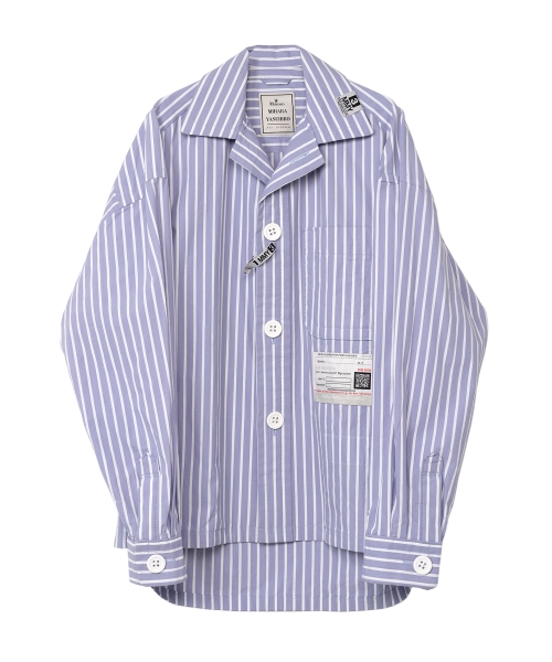 Amateur Sewn Like Strip Shirt