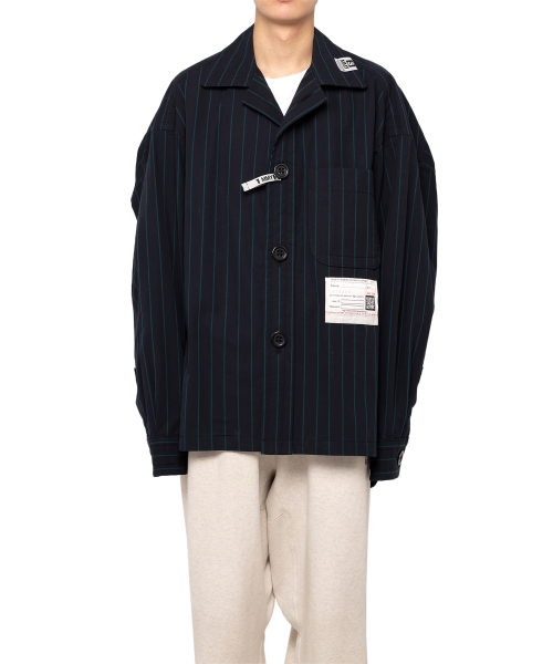 Amateur Sewn Like Strip Shirt