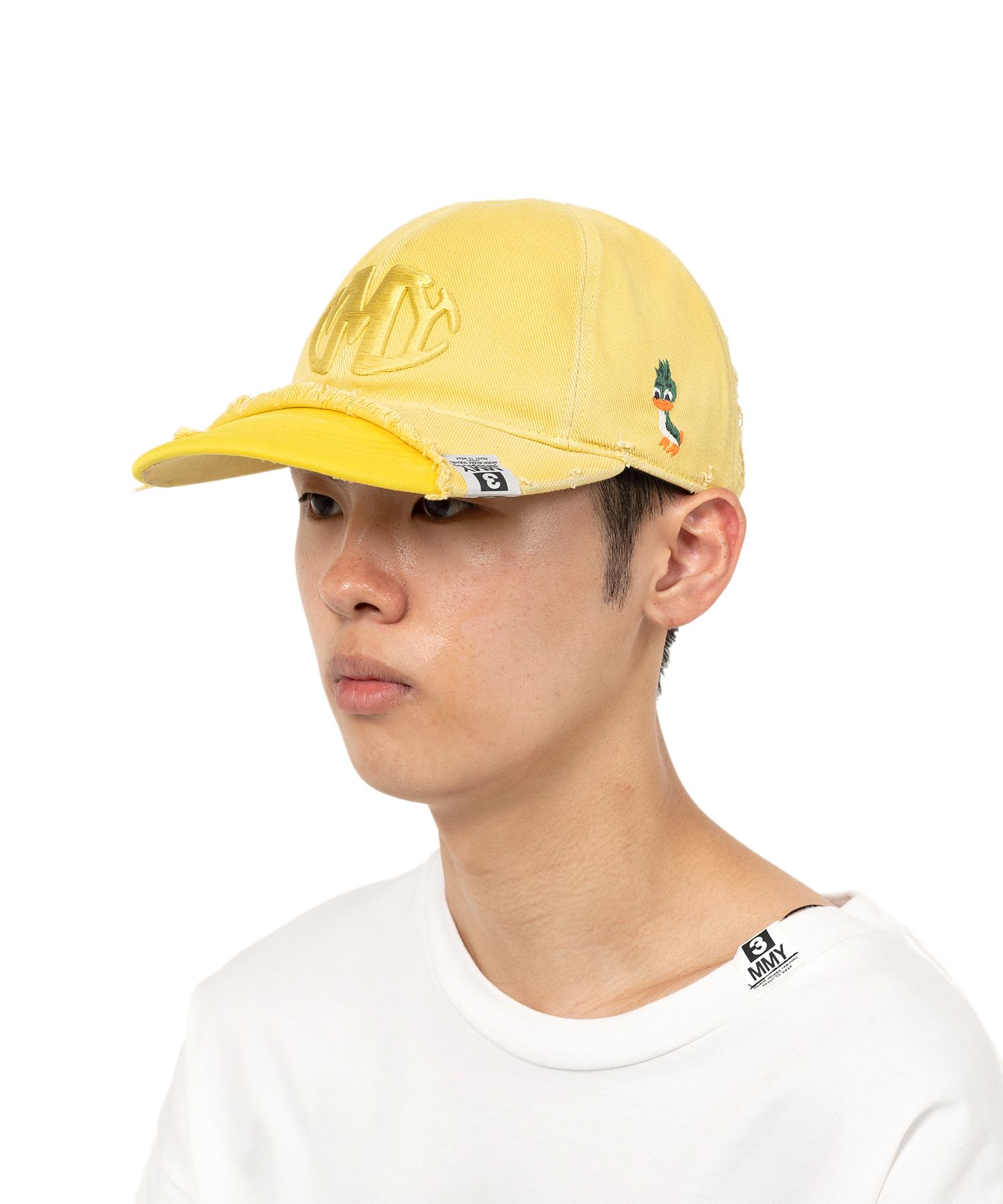 Maison MIHARA YASUHIRO / クラッシュドディテールキャップ Maison MIHARA YASUHIRO - ”MMY”CRUSHED DETAIL CAP
