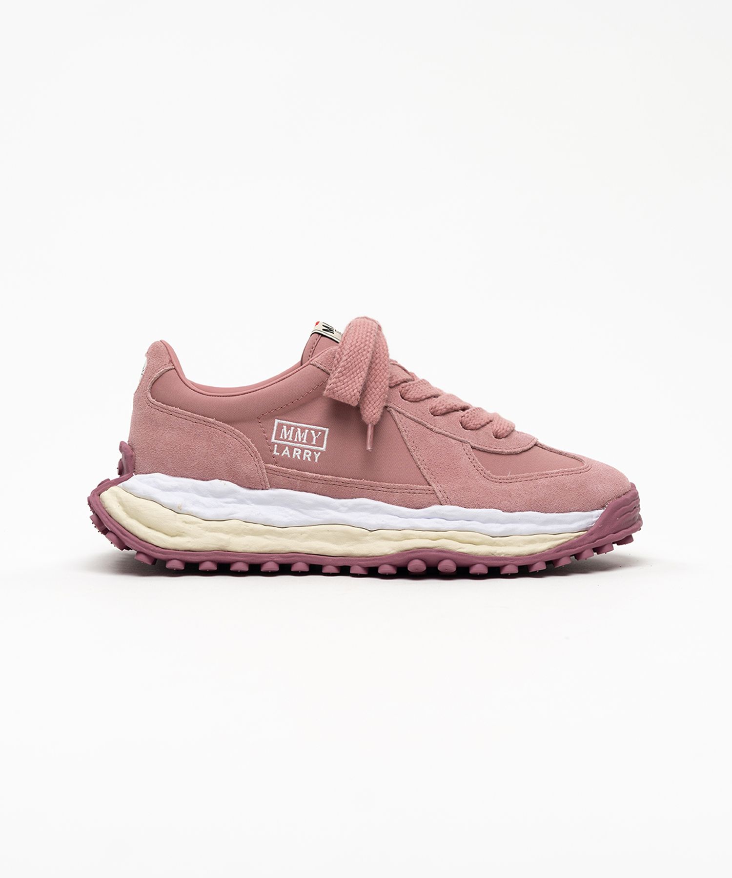 "LARRY" OG Sole Mix Material Low-top Sneakers
