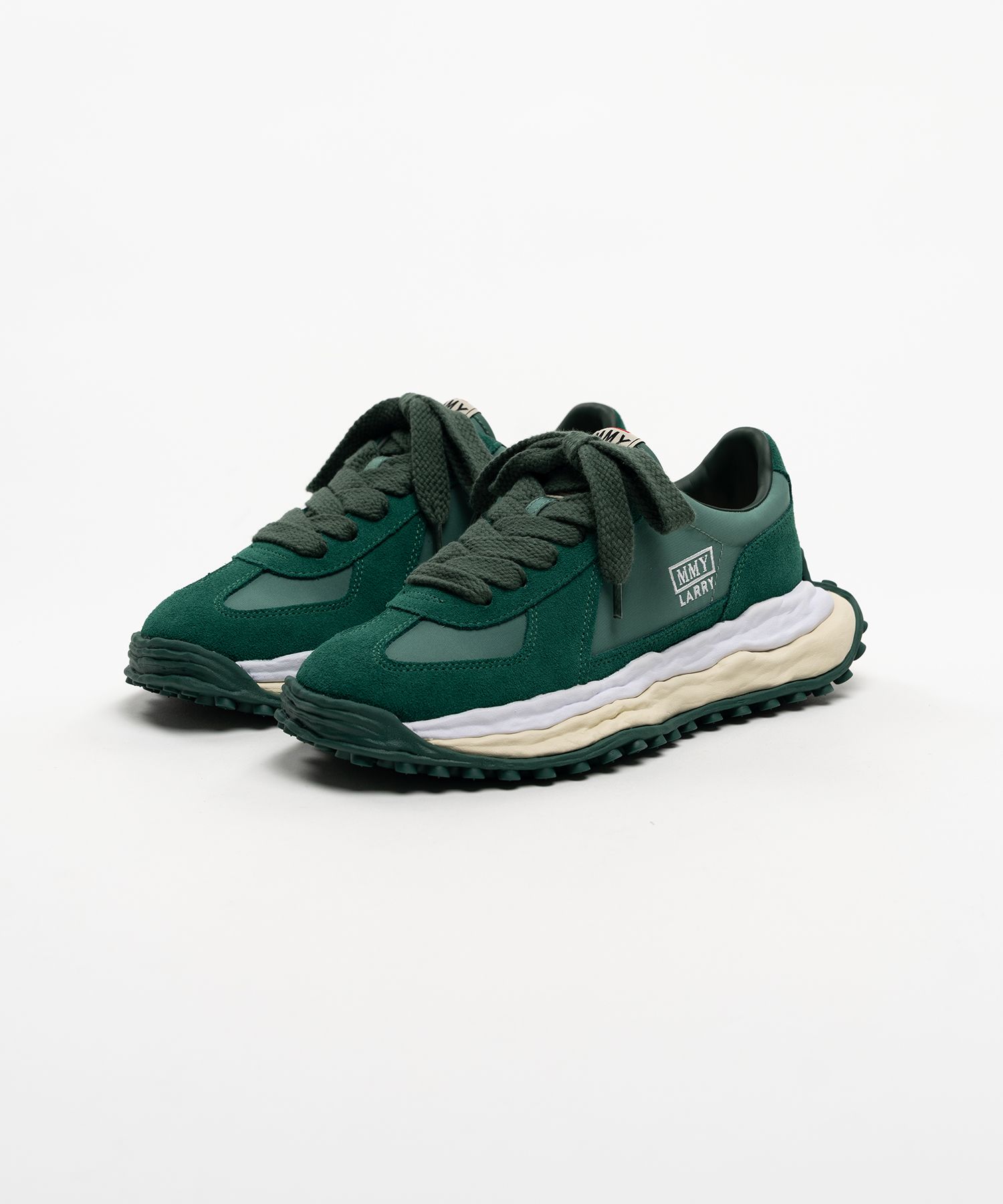 "LARRY" OG Sole Mix Material Low-top Sneakers