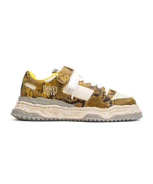 ♂新品・レザーシューズ【MAISON MIHARA YASUHIRO】ベージュ Maison MIHARA YASUHIRO WAYNE LEATHER LOW ベージュ（メゾン