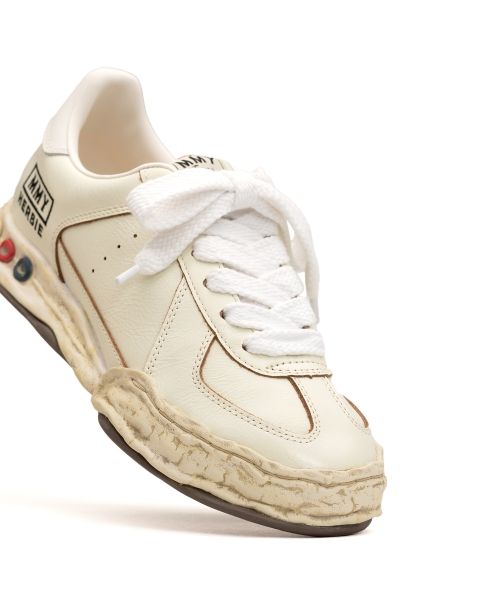 "HERBIE" OG Sole Wrinkled Leather Low-top Sneaker