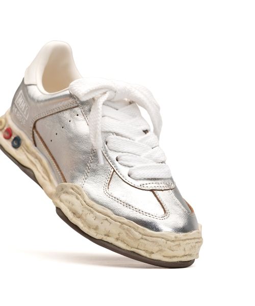 "HERBIE" OG Sole Wrinkled Leather Low-top Sneaker