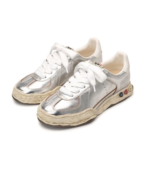 "HERBIE" OG Sole Wrinkled Leather Low-top Sneaker