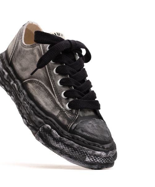 【EXCLUSIVE EDITION】"PETERSON23" OG Sole Faded Leather Low-top Sneaker