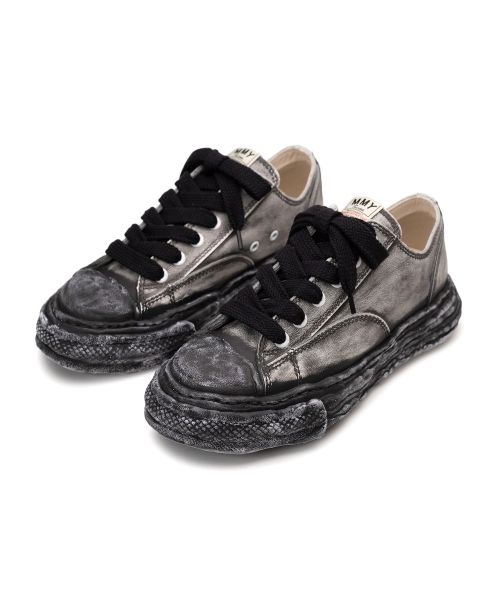 【EXCLUSIVE EDITION】"PETERSON23" OG Sole Faded Leather Low-top Sneaker