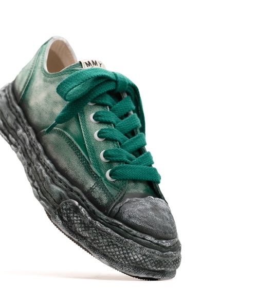 【EXCLUSIVE EDITION】"PETERSON23" OG Sole Faded Leather Low-top Sneaker