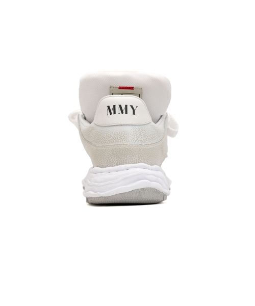 "WAYNE PUFFER" OG Sole Brushed Shrink Leather Low-top Sneaker