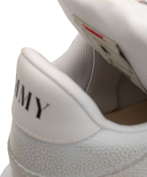 "WAYNE PUFFER" OG Sole Brushed Shrink Leather Low-top Sneaker