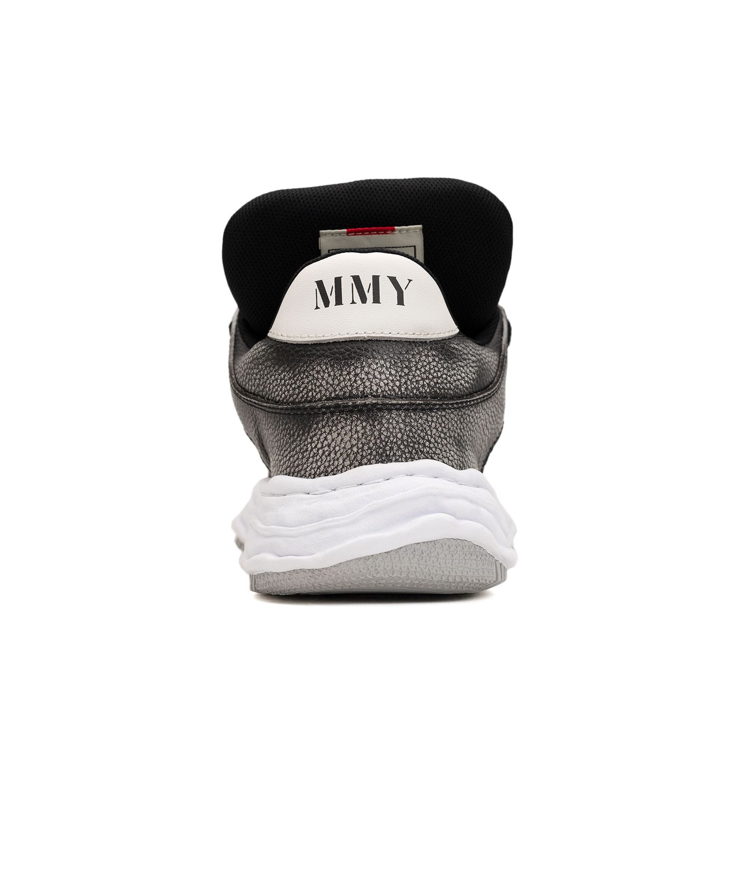 "WAYNE PUFFER" OG Sole Brushed Shrink Leather Low-top Sneaker