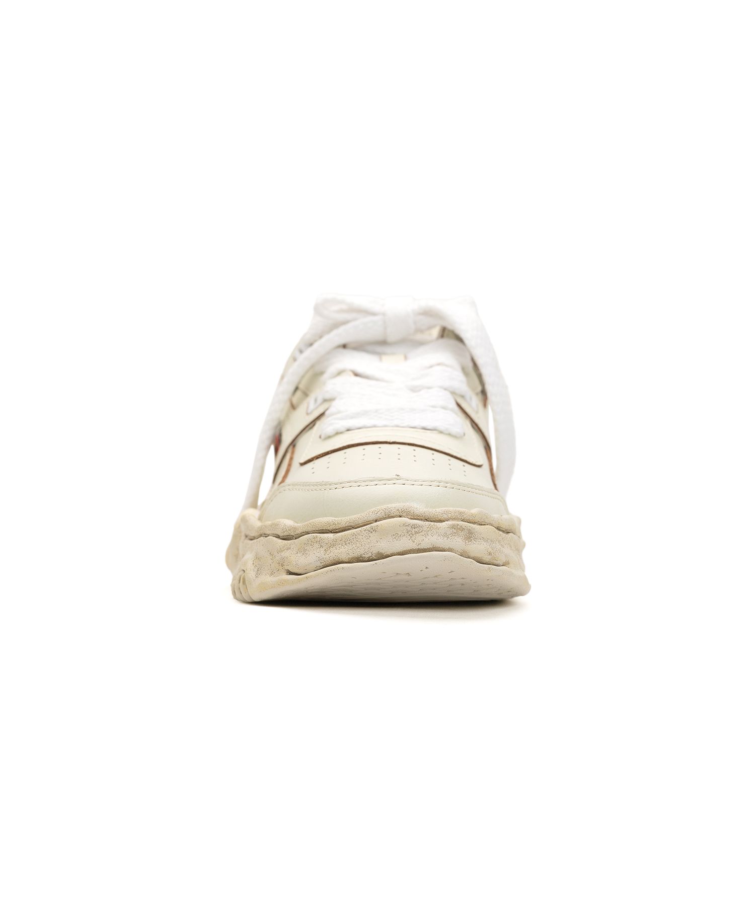 "PARKER" OG Sole Wrinkled Leather Low-top Sneaker