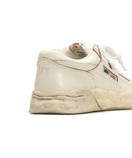 "PARKER" OG Sole Wrinkled Leather Low-top Sneaker