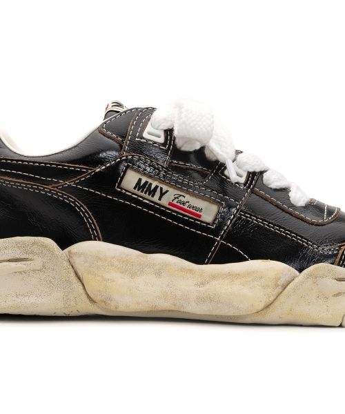 "PARKER" OG Sole Wrinkled Leather Low-top Sneaker