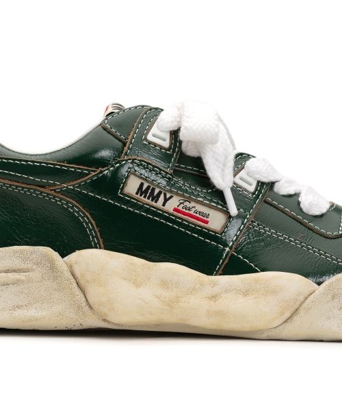 "PARKER" OG Sole Wrinkled Leather Low-top Sneaker