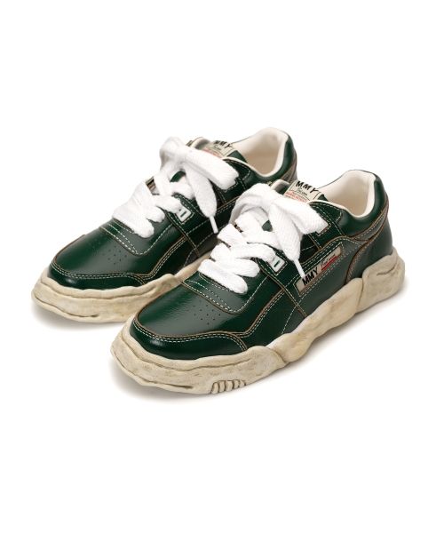 "PARKER" OG Sole Wrinkled Leather Low-top Sneaker