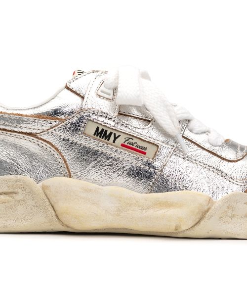 "PARKER" OG Sole Wrinkled Leather Low-top Sneaker