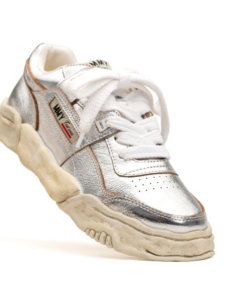 "PARKER" OG Sole Wrinkled Leather Low-top Sneaker