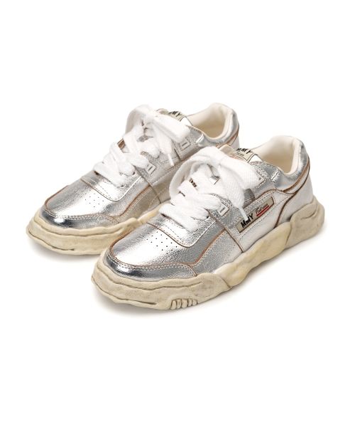 "PARKER" OG Sole Wrinkled Leather Low-top Sneaker