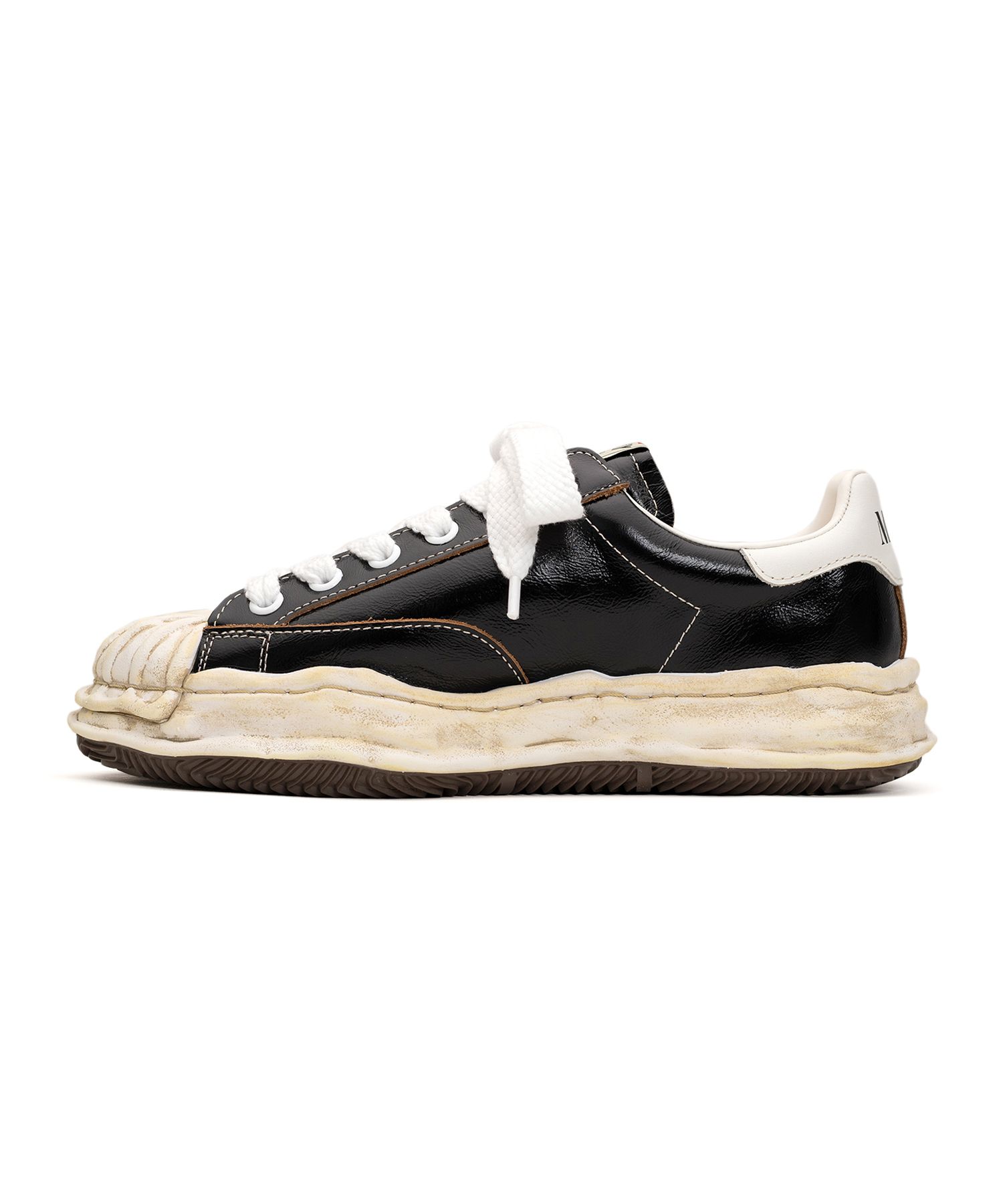 "BLAKEY" OG Sole Wrinkled Leather Low-top Sneaker