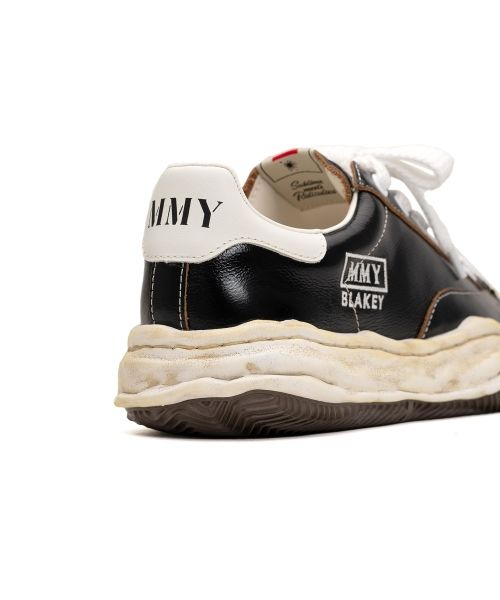 "BLAKEY" OG Sole Wrinkled Leather Low-top Sneaker