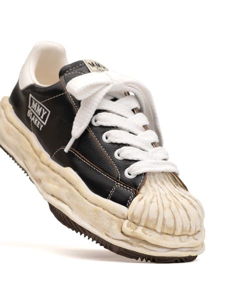 "BLAKEY" OG Sole Wrinkled Leather Low-top Sneaker