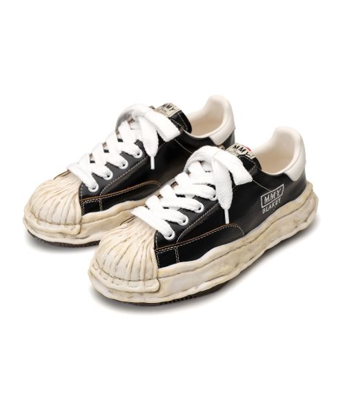 "BLAKEY" OG Sole Wrinkled Leather Low-top Sneaker