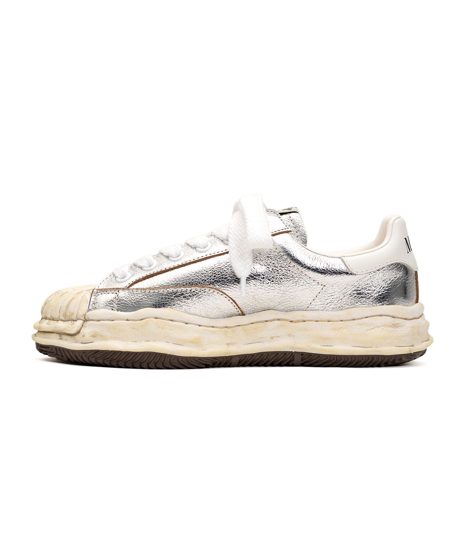 "BLAKEY" OG Sole Wrinkled Leather Low-top Sneaker