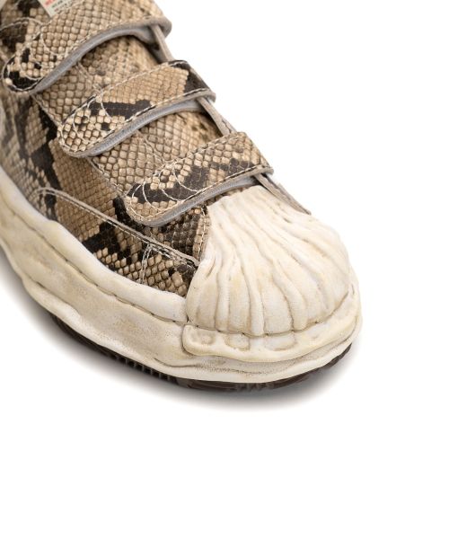 "BLAKEY" OG Sole Python Printed Leather Low-top Sneaker