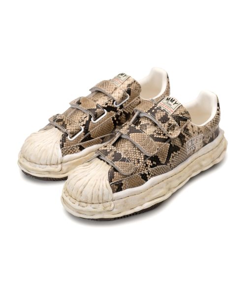 "BLAKEY" OG Sole Python Printed Leather Low-top Sneaker
