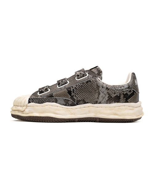 "BLAKEY" OG Sole Python Printed Leather Low-top Sneaker