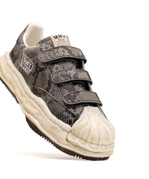 "BLAKEY" OG Sole Python Printed Leather Low-top Sneaker