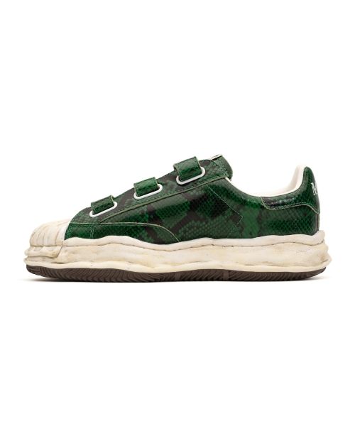 "BLAKEY" OG Sole Python Printed Leather Low-top Sneaker