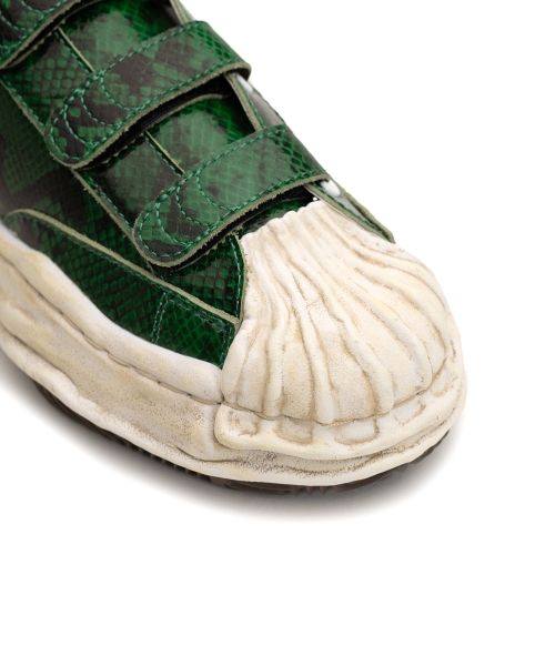 "BLAKEY" OG Sole Python Printed Leather Low-top Sneaker