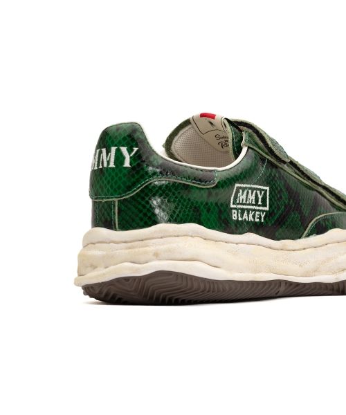 "BLAKEY" OG Sole Python Printed Leather Low-top Sneaker