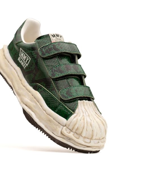 "BLAKEY" OG Sole Python Printed Leather Low-top Sneaker