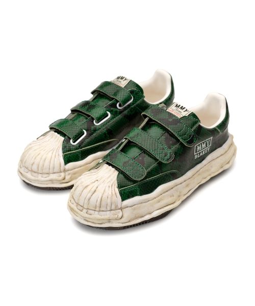 "BLAKEY" OG Sole Python Printed Leather Low-top Sneaker