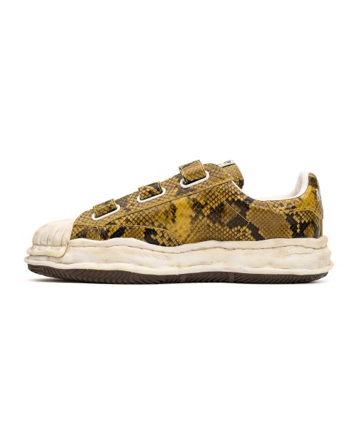 "BLAKEY" OG Sole Python Printed Leather Low-top Sneaker
