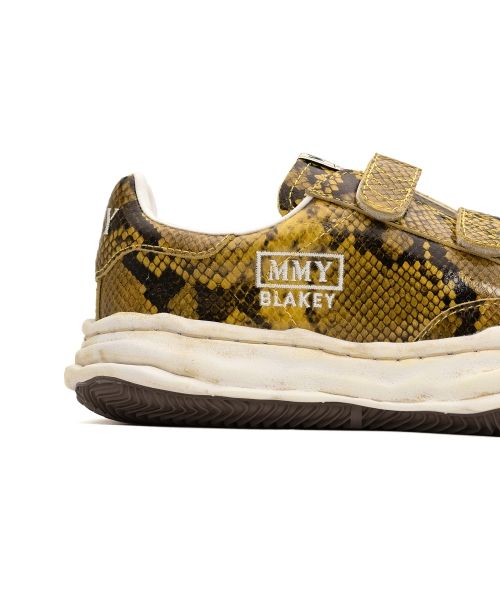 "BLAKEY" OG Sole Python Printed Leather Low-top Sneaker