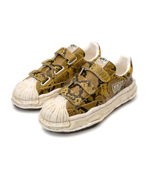 "BLAKEY" OG Sole Python Printed Leather Low-top Sneaker