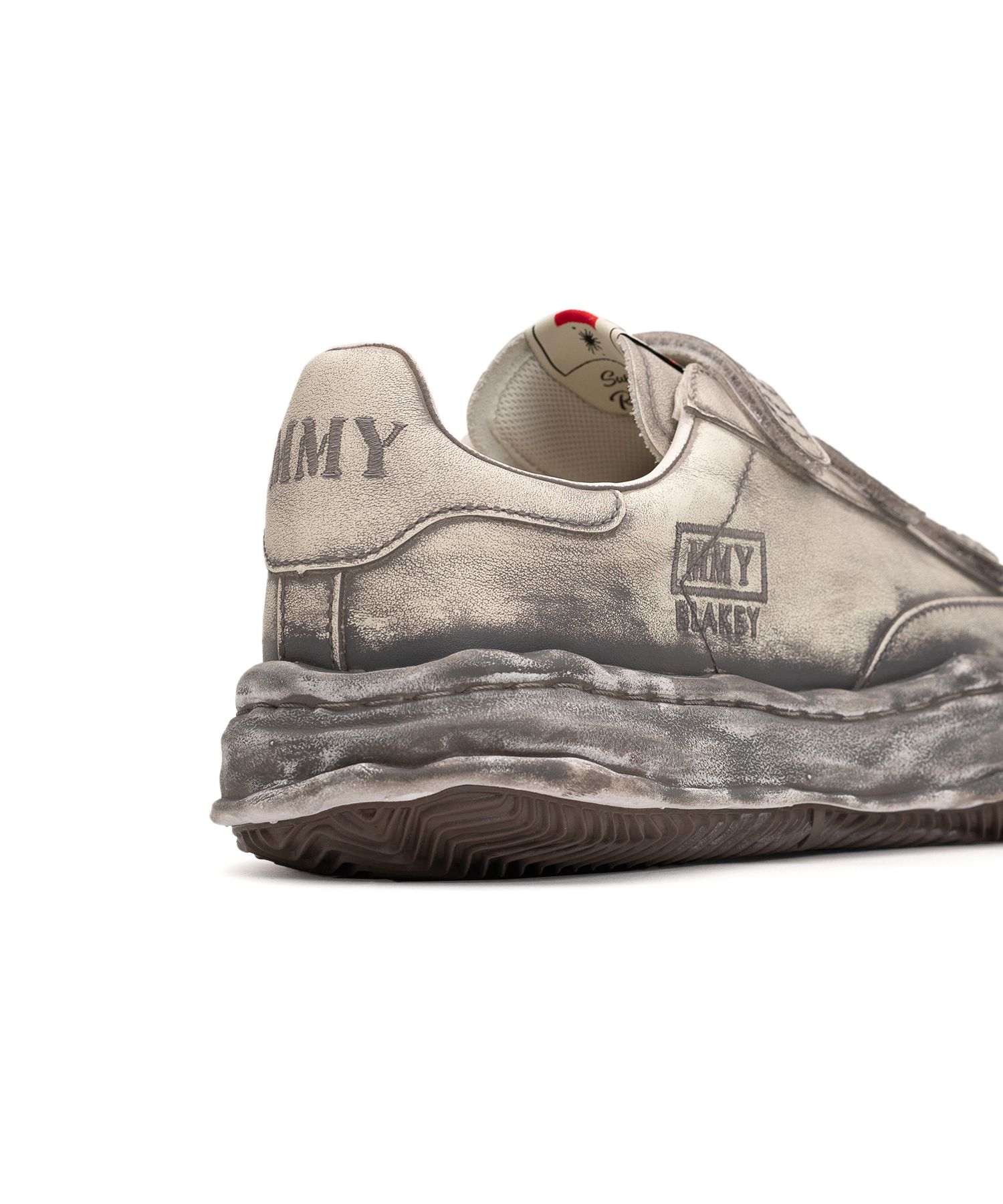 【EXCLUSIVE EDITION】"BLAKEY" OG Sole Faded Leather Low-top Sneaker