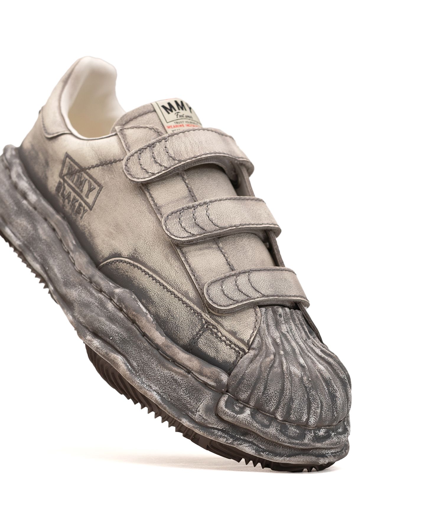 【EXCLUSIVE EDITION】"BLAKEY" OG Sole Faded Leather Low-top Sneaker