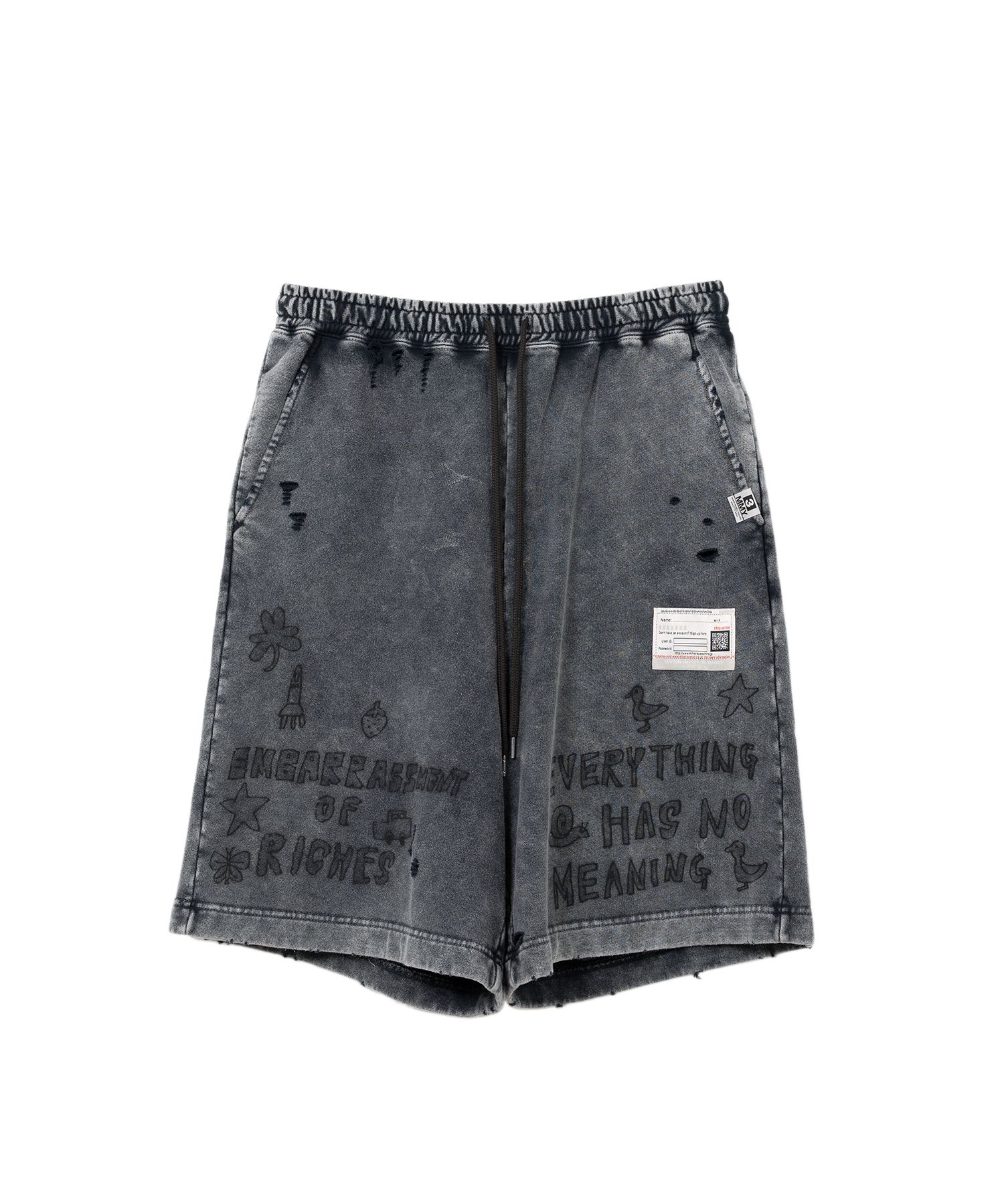 [Honkyo] Painted Micro Shorts ★すぐ品切れ★ Women's Broad Cotton Shorts | MUJI