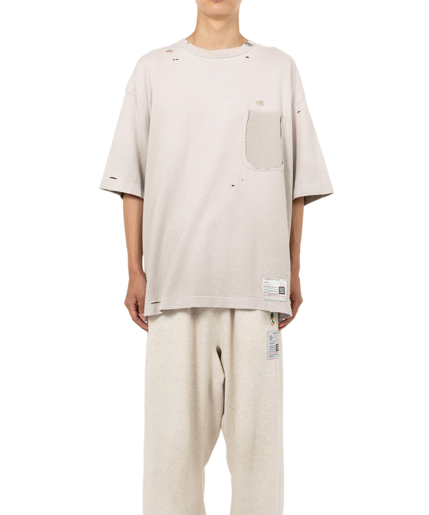 MIHARA YASUHIRO 国内買付 Sun Faded Like T-shirt Maison MIHARA YASUHIRO Sun Faded T-shirt | Black | FARFETCH