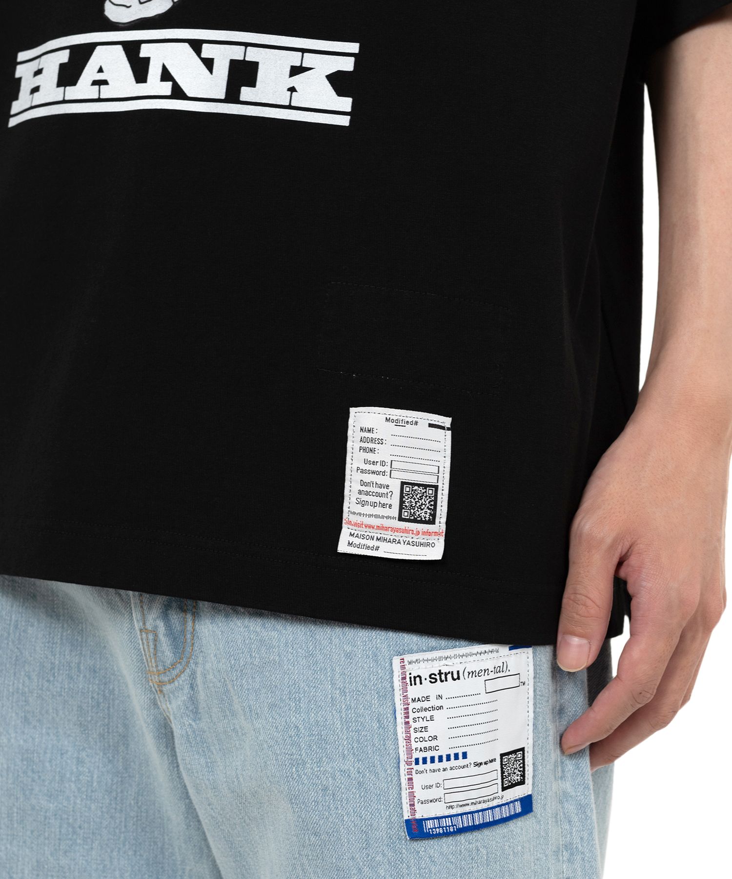 MIHARA YASUHIRO 国内買付 HANK Printed Half Sleeve T-shirt Maison MIHARA YASUHIRO ONLINE STORE（ミハラヤスヒロ