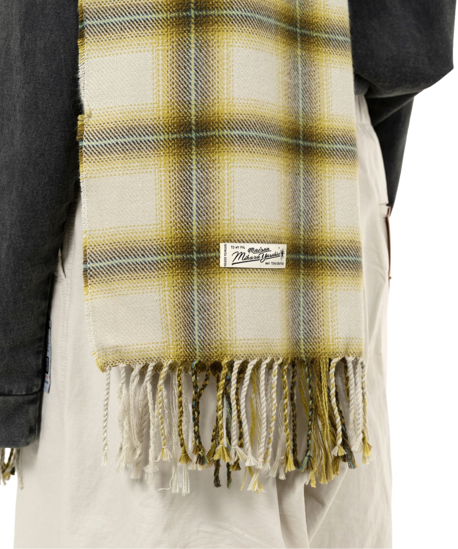 Ombre Check Scarf