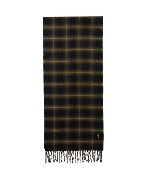 Ombre Check Scarf