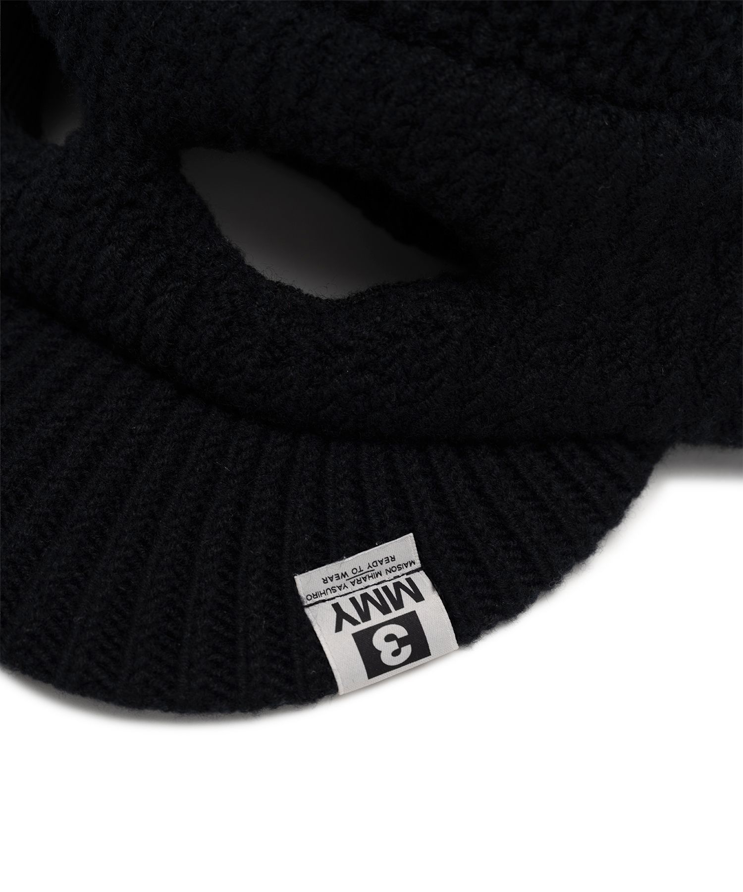 Masked Visor Knit Cap