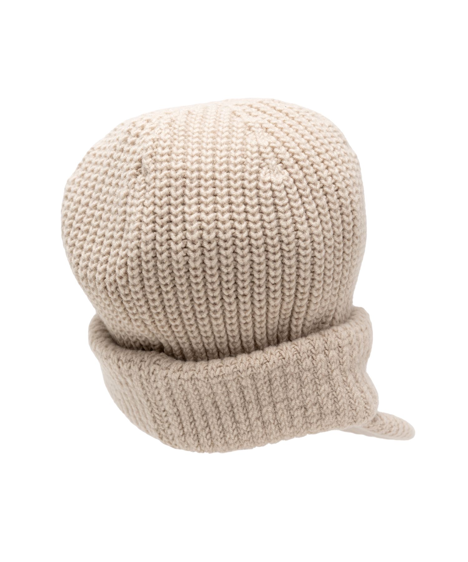 Masked Visor Knit Cap