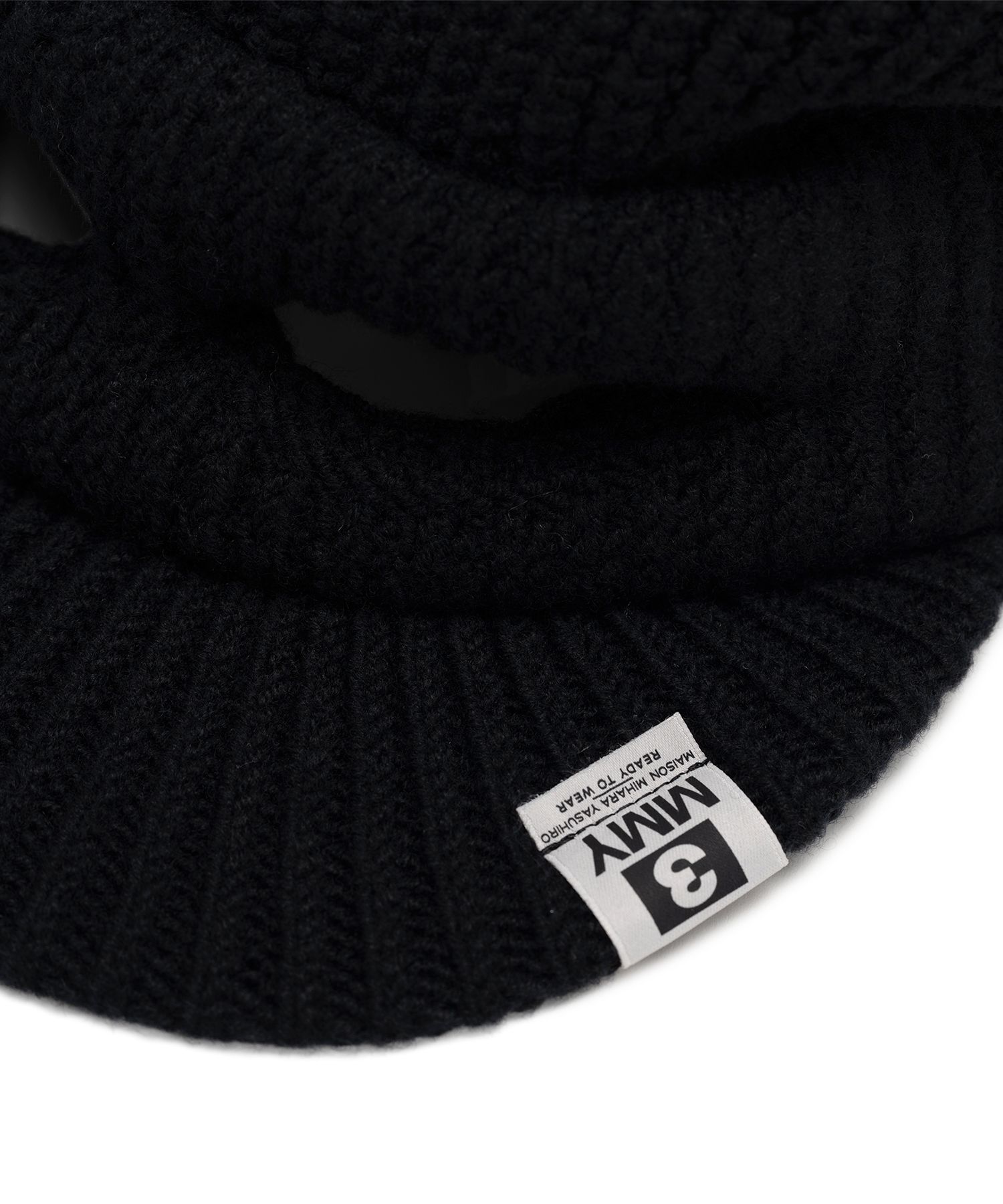 Masked Cat Visor Knit Cap